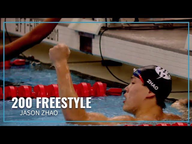 Jason Zhao With Impressive Swim in Men's 200 Freestyle | 2023 Speedo Winter Juniors East