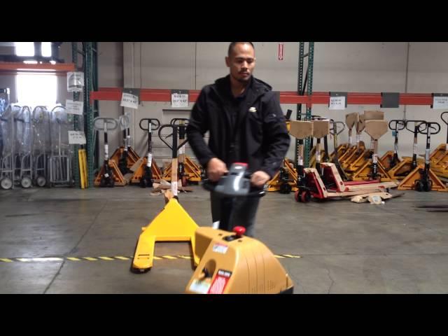 Improve Productivity Big Joe Electric vs Manual Pallet Jack