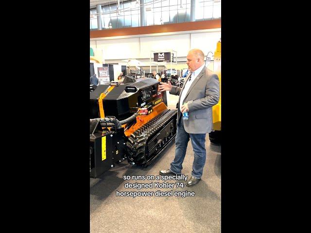 FAE USA's RCU-75, remote controlled tracked unit as seen at #WorldOfAsphalt 2024