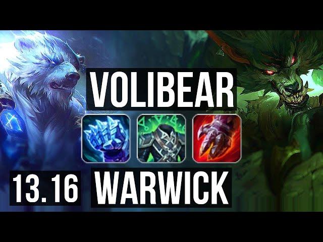 VOLI vs WARWICK (TOP) | 7/1/9, Godlike | KR Diamond | 13.16