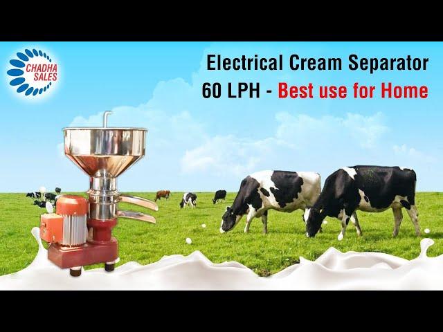 Lakshmi Cream Separator ES7 for home use: How to Assemble. Milk fat removing stainless steel machine