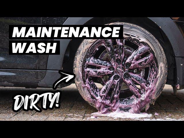 Dirty Mini Cooper Maintenance Wash - 2 Month Coating Update