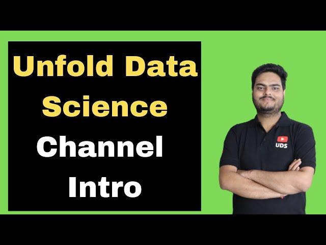 Unfold Data Science Channel Intro |  Unfold Data Science channel on YouTube