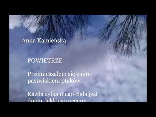 "Powietrze" - wiersz Anny Kamieńskiej