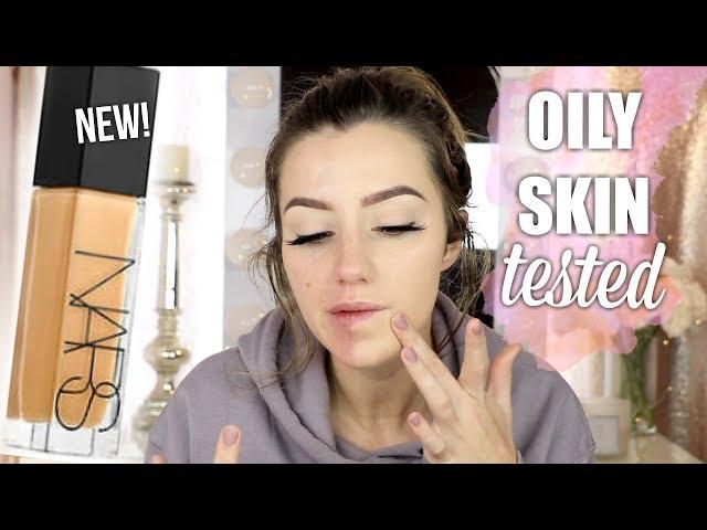 NARS NATURAL RADIANT FOUNDATION | Oily Skin Review/Wear Test | Jazzi Filipek