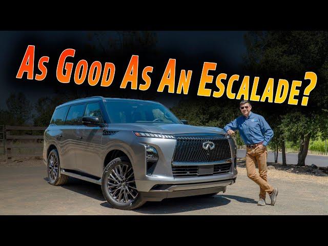 The 2025 Infiniti QX80 Is Large, In Charge, And... Firmly Sprung? | 2025 QX80 Review