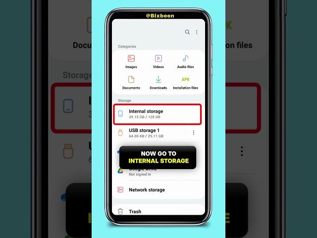 How to Move Phone Files to USB drive - Samsung phone #shorts