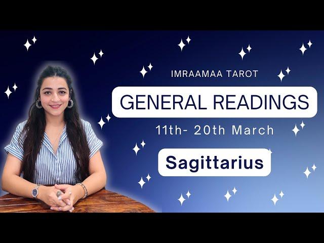 SAGITTARIUS | CAREER, MONEY & MARRIAGE ‍‍| 11th- 20th MARCH #horoscope #tarot #march #2025