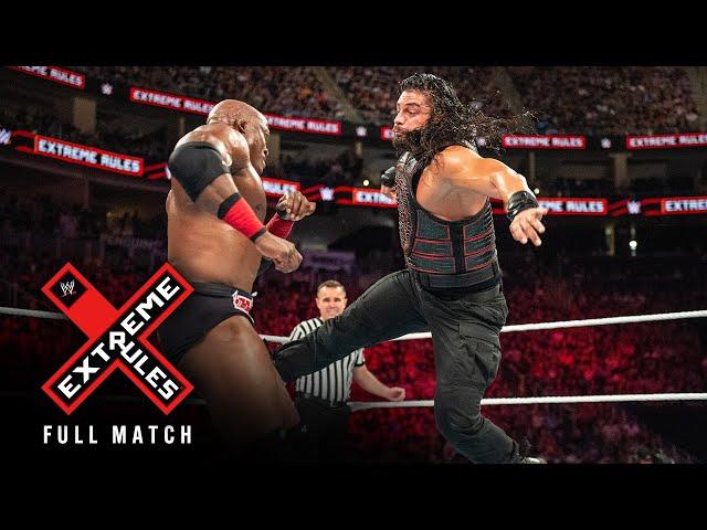 FULL MATCH: Roman Reigns vs. Bobby Lashley: WWE Extreme Rules 2018