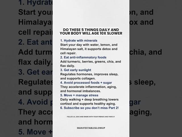 Most people age faster due to daily habits, not genetics.
