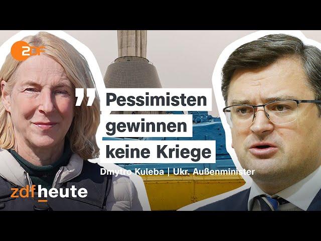 Außenminister Kuleba: So will die Ukraine Frieden erreichen I auslandsjournal