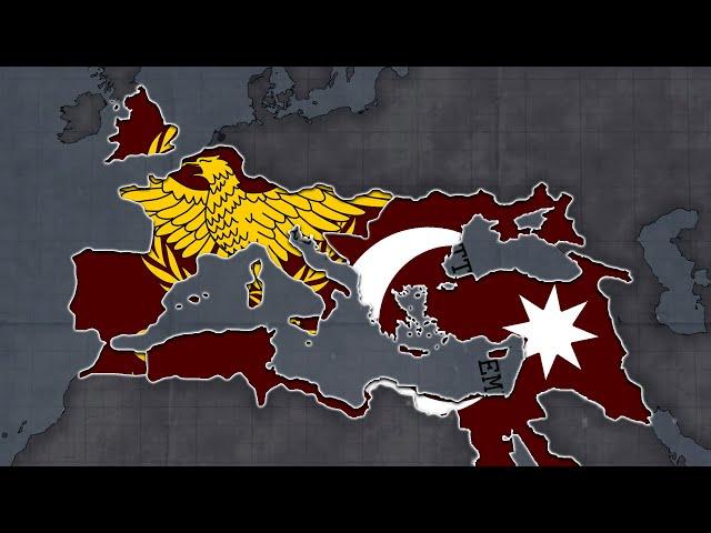 Roman Empire Vs Ottoman Empire - HOI4 Timelapse