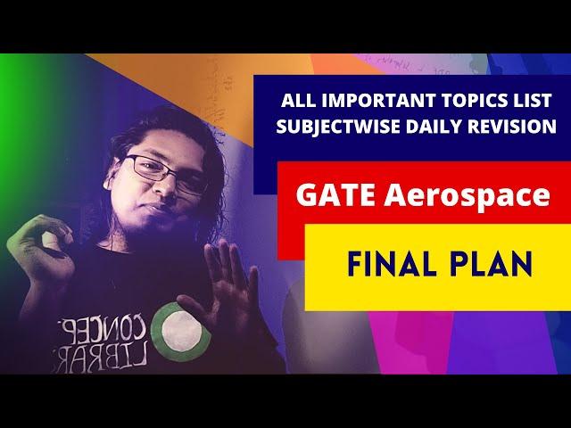 GATE Aerospace Engineering lecture |Complete syllabus revision trick full length online test series