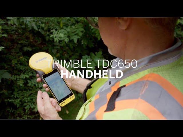 Introducing Trimble TDC650 GNSS Handheld