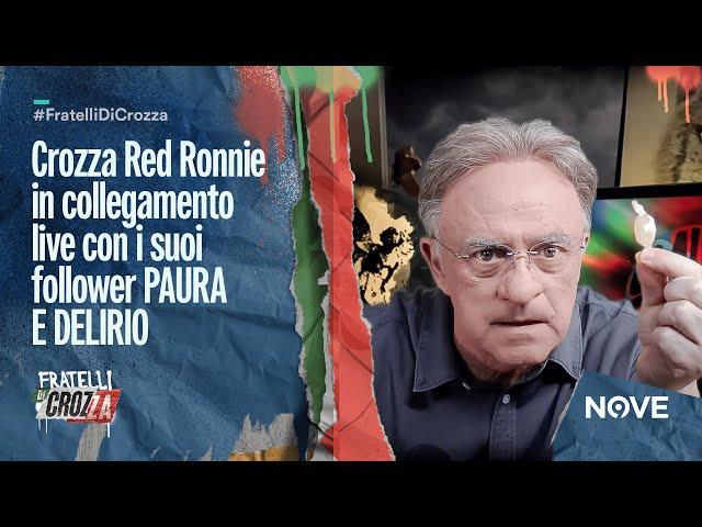 Crozza Red Ronnie in collegamento live con i suoi follower PAURA E DELIRIO