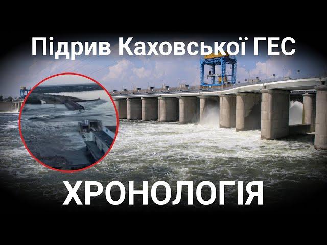 Підрив Каховської ГЕС. Хронологія трагедії