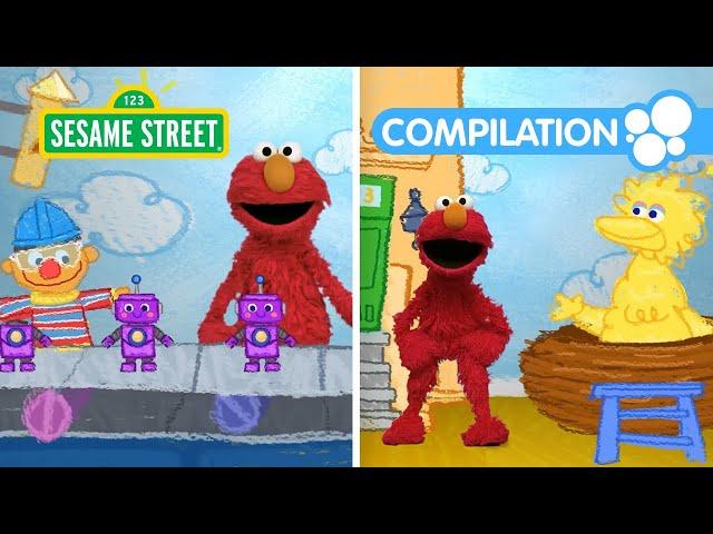 Sesame Street: Explore New Places with Elmo | Elmo's World Compilation