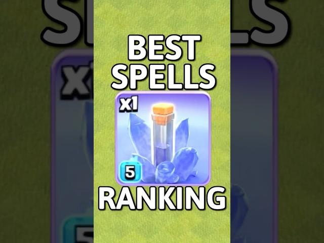 RANKING the STRONGEST SPELLS after ICE BLOCK Release #clashofclans