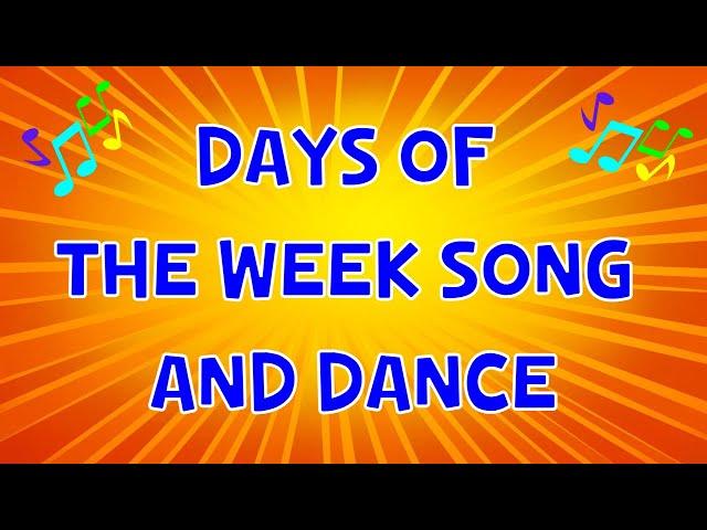 Days Of The Week Song | Original Song And Dance | ESL Kids | 4K