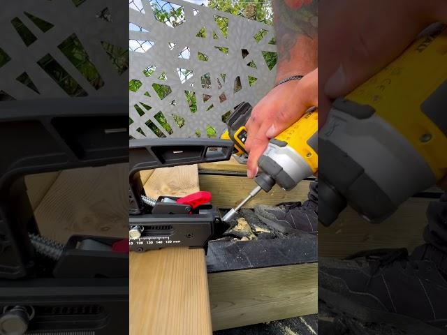How To Fix’s Decking Boards (INVISIBLE SCREWS) #diy #hacks