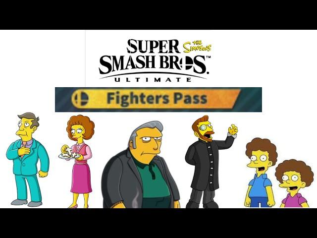 Super Simpsons Smash Bros Ultimate Fighters Pass