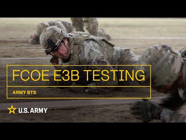 Army BTS: FCOE E3B Testing! | U.S. Army