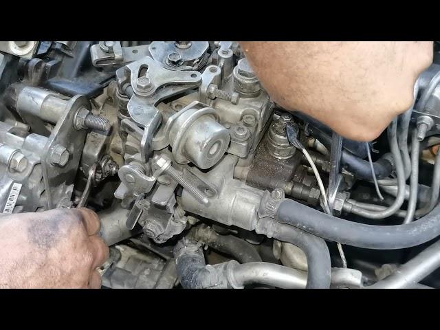 diesel engine smoke problem 2c engine advance setting