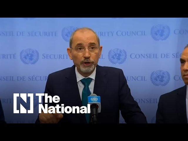 Ayman Safadi’s stirring UN speech on Israel’s lack of plan for peace