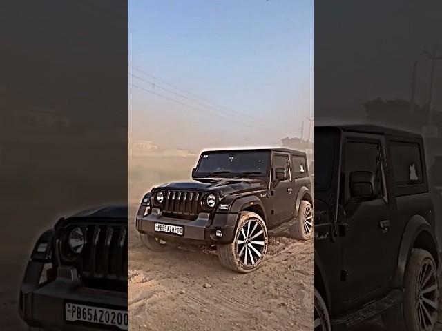 thar modified  #modifiedcars #swiftlover #elvishyadav #shorts #sidhumoosewala #alloywheels