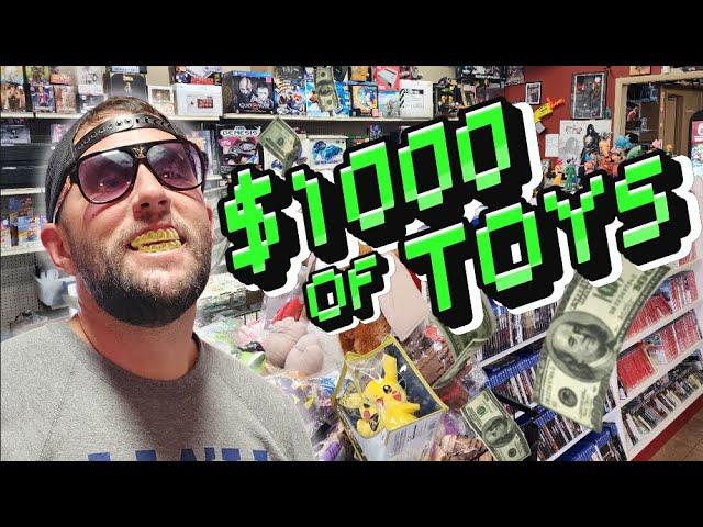 A Customer Let US Spend $1000 For Them! Game Store Shopping Spree!