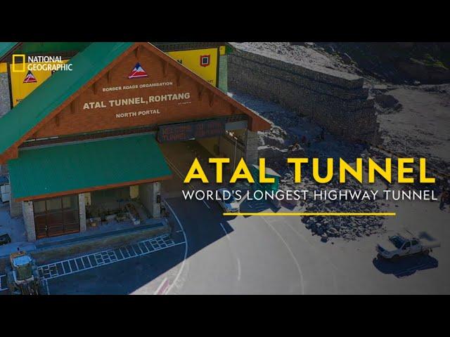 Atal Tunnel - World's Longest Highway Tunnel | It Happens Only in India | National Geographic