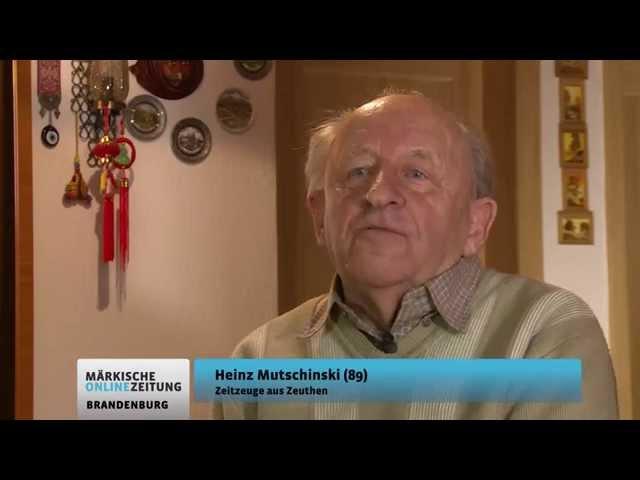 Heinz Mutschinski erzählt aus seinen Kriegserinnerungen 1945