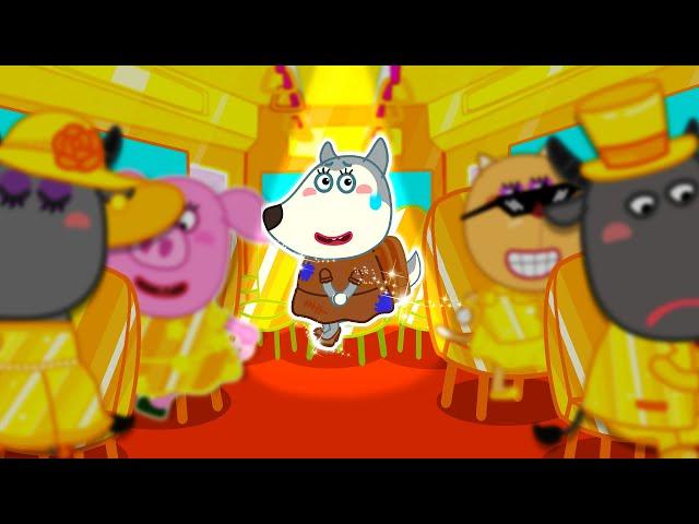 Mommy First Day in Rich School? Rich Vs Broke | Series About Mommy Wolf Family |Cartoon for Kids