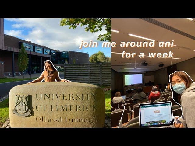 join me around uni for a week // university of limerick // iisma in ireland