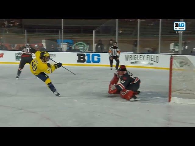 Michael Hage Scores 11th of Season (1G/1A) in Outdoor Game - Highlights 1-3-25