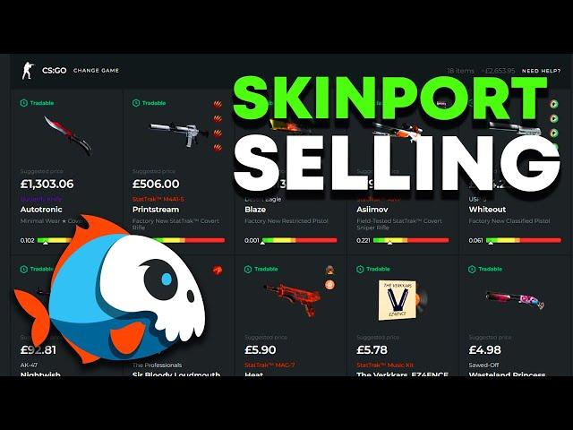 How to SELL Counter Strike Skins on Skinport