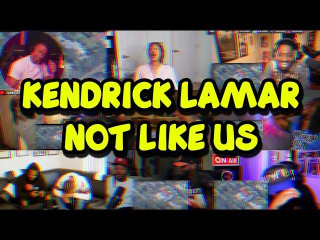 KENDRICK LAMAR - NOT LIKE US | UNCUT REACTION MASHUP