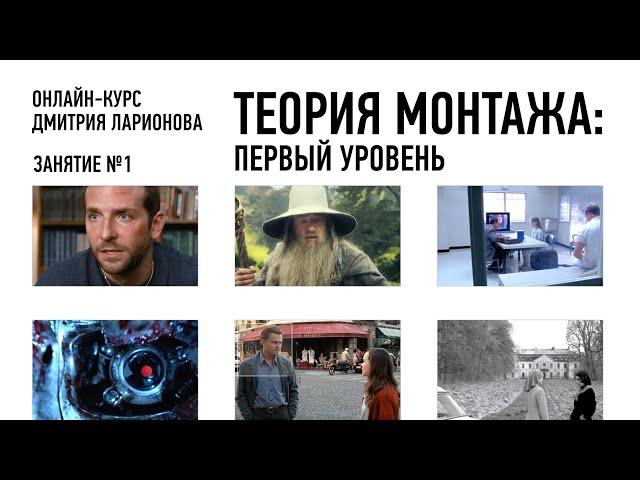 Теория монтажа. Первый уровень. Занятие №1. Дмитрий Ларионов