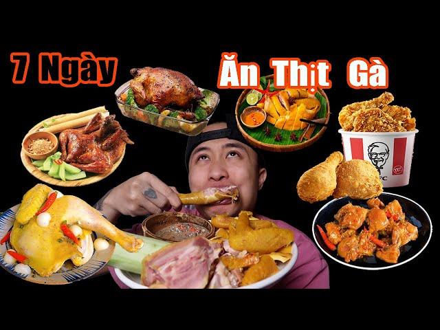 Gấu Vlogs - Thử Thách 7 Ngày Ăn Khuya Với Gà