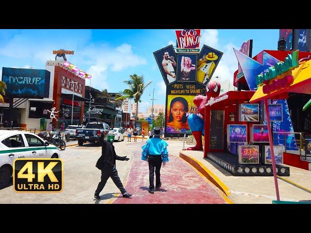 Ultimate Virtual Tour: Cancun Downtown, Stores and Beach in Ultra HD 4K - Vibrant Paradise in Mexico