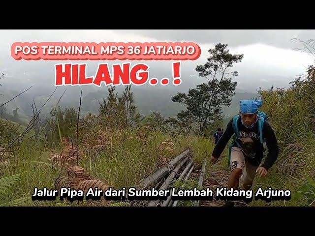Hilangnya Pos Terminal MPS 36 Jatiarjo di Google Maps!  Jalur pipa air dari Lembah Kidang Arjuno...