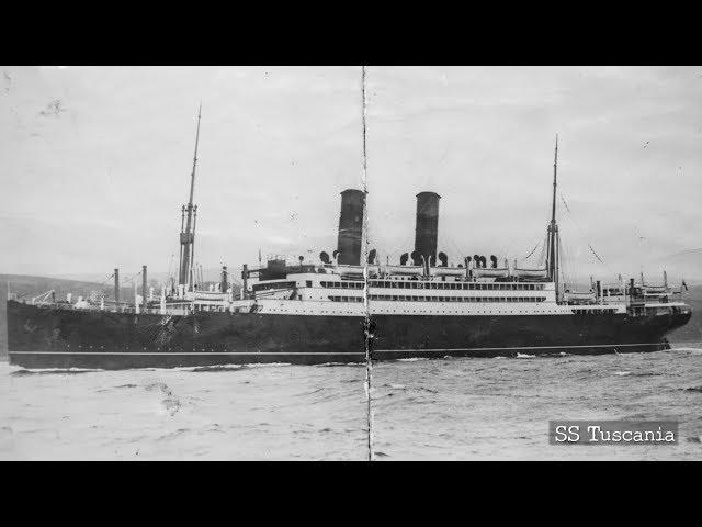 Sinking of the SS Tuscania sunk by German Submarine (1918).