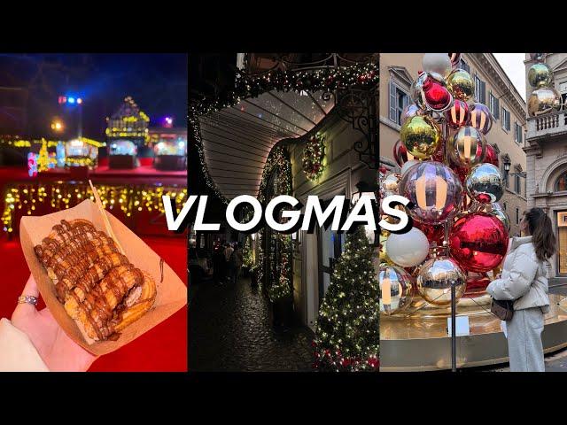 VLOGMAS: Рождество в Риме, ночёвка с подругой, покупка iPad, выходные в большом городе .