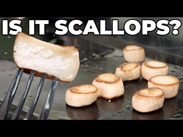 How I made Vegan Mushroom Scallops