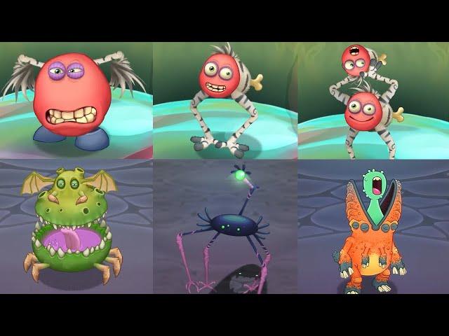 Regular Monsters Ethereal Workshop VS RawZebra Monsters | My singing monsters | Theremind MSM