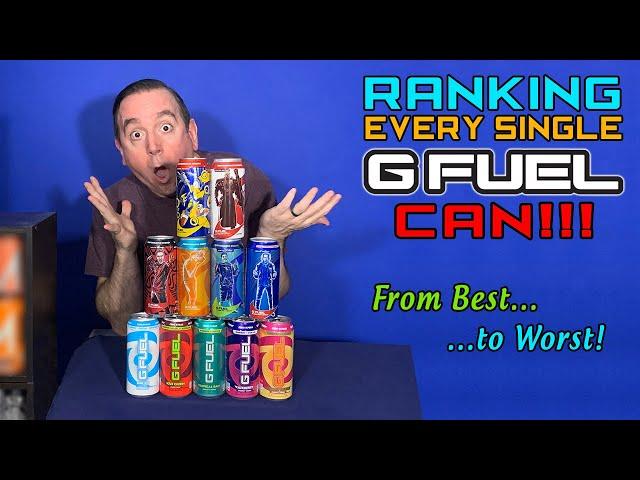 What is the best GFuel? Ranking Every GFuel Can & Ranked in order from Best to Least Best