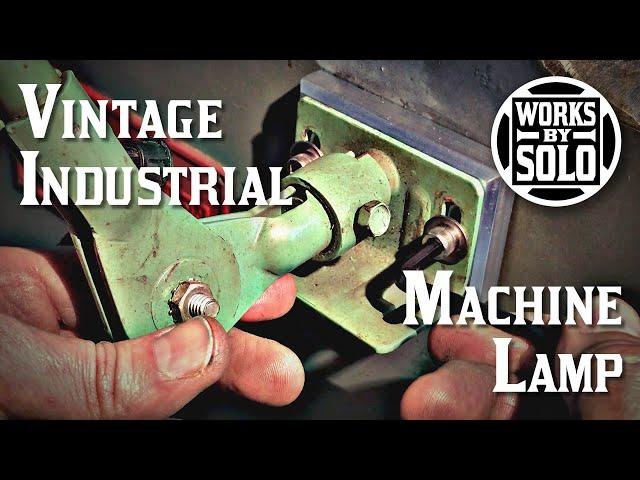 VINTAGE INDUSTRIAL BRIDGEPORT LAMP ADAPTER PLATE // MY FIRST BEGINNER MILLING MACHINE PROJECT! //