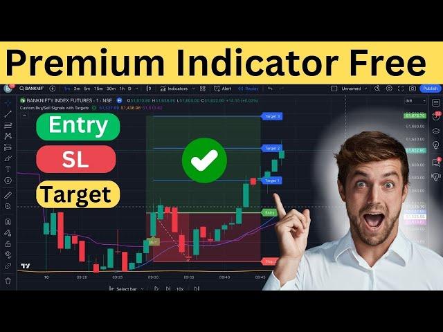 Premium Indicator Free On Tradingview | Entry, Stop Loss & Target | Best Tradingveiw Indicator