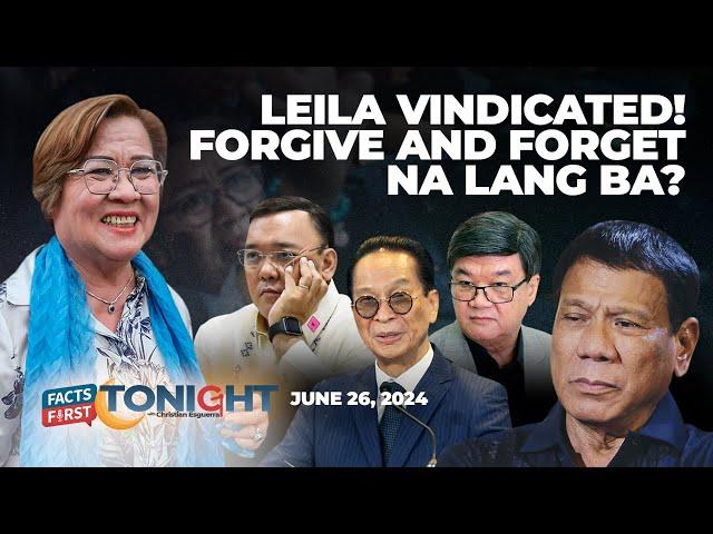 After vindication, will Leila de Lima go after Duterte et al?