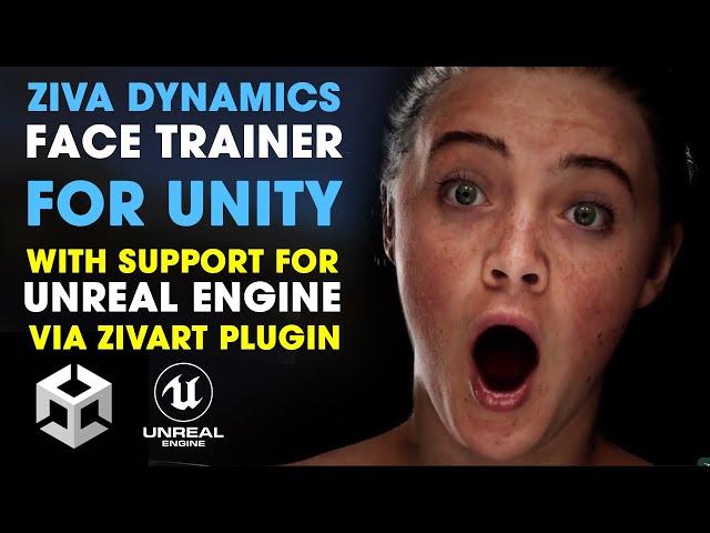 Real-Time Facial Animation ~ Ziva Dynamics Face Trainer for Unreal Engine Via ZivaRT UE4 Player